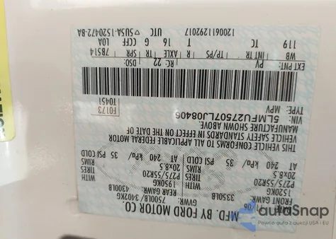 2007 Lincoln Navigator Ultimate from USA, damaged, VIN 5LMFU27507LJ08406